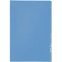 LEITZ Capa de documentos A4 standard, polipropileno, texturado, azul, 0,13 mm, aberta em cima e nas laterais, protege documentos, com recorte para o polegar 4000-00-35