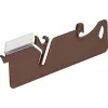 Separadores para arquivo suspenso LEITZ A4 castanho com fixador integrado, 25 unid. (2027-00-75)