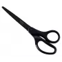 Leitz Titanium Quality Tesoura 180 mm, lâminas de aço inoxidável com revestimento de titânio, punhos ergonómicos Soft-Grip, preto/vermelho, para papel e tecido 5419-60-95