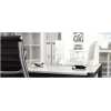 Leitz WOW 5008 organizador de secretária, branco brilhante, 4 compartimentos, design cubo 5008-10-01