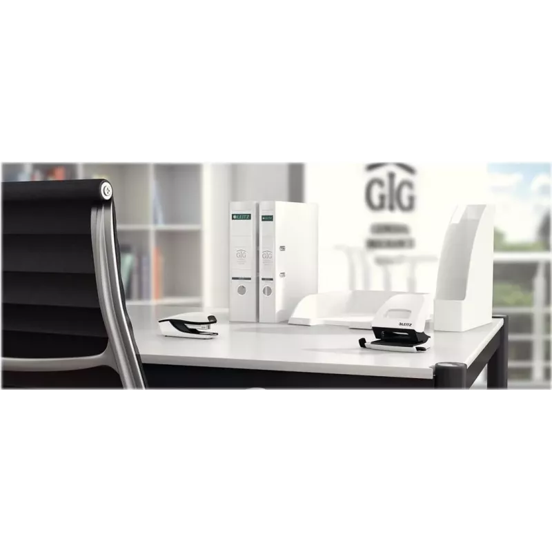 Leitz WOW 5008 organizador de secretária, branco brilhante, 4 compartimentos, design cubo 5008-10-01