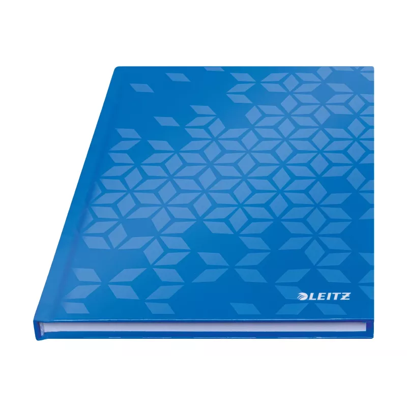 Caderno Leitz WOW capa dura A5 pautado 90 folhas azul 4627-10-36