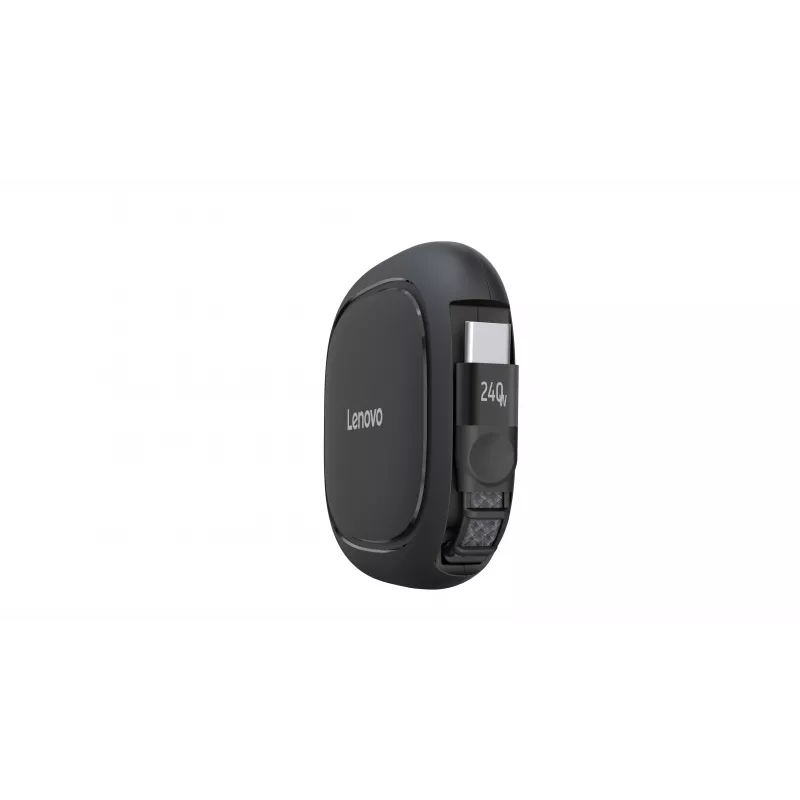 Lenovo 240W USB-C Cabo retrátil, preto, 1,2 m, USB 2.0