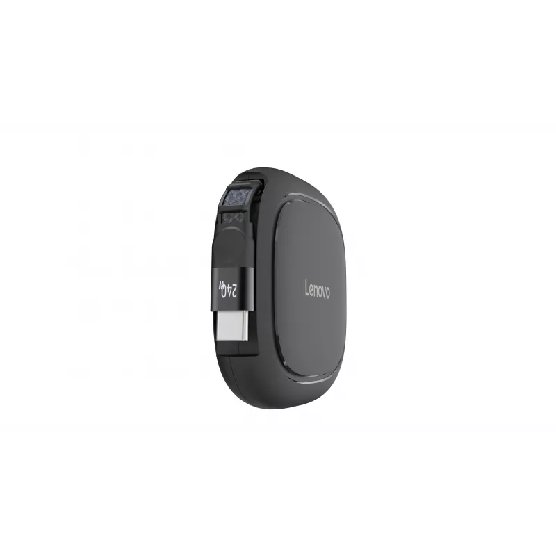 Lenovo 240W USB-C Cabo retrátil, preto, 1,2 m, USB 2.0