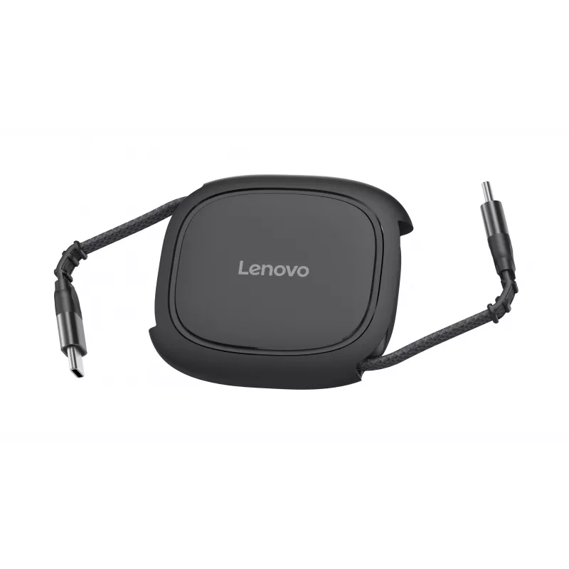 Lenovo 240W USB-C Cabo retrátil, preto, 1,2 m, USB 2.0
