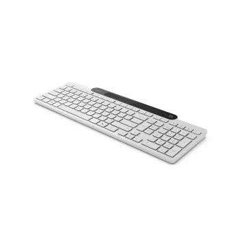 Teclado sem fios com carregamento automático Lenovo 800 Lituano Branco