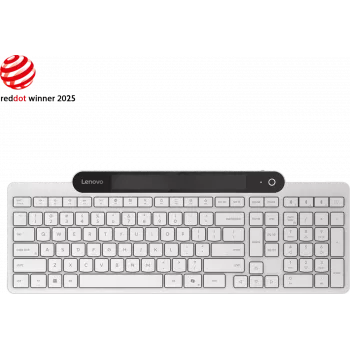 Teclado Bluetooth Lenovo com função de carregamento automático (Cloud Grey) GY41R69590