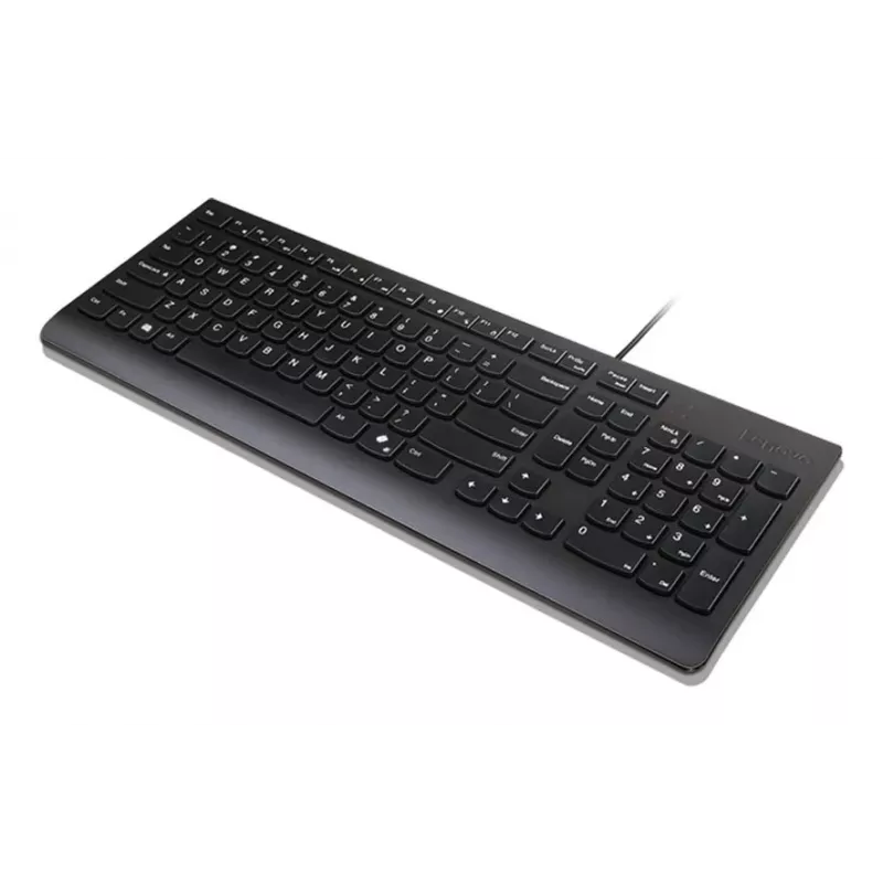 Lenovo Essential Keyboard - Layout de 2,5 zonas - USB com fio - QWERTZ - Alemão - Raven Black