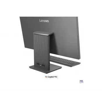 Desktop All-in-One Lenovo IdeaCentre AIO 27IPH11, 27 polegadas QHD, Intel Core Ultra 7 355, 32GB LPDDR5X, 1TB SSD, Intel Graphics, Windows 11 Home, Luna Grey, teclado inglês, 2 anos de garantia