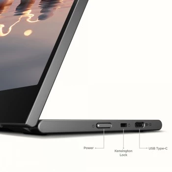 Monitor portátil Lenovo L16 16 polegadas WUXGA IPS com USB-C, 300 nits, 60 Hz, 3 anos de garantia