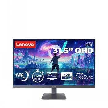Lenovo Legion LOQ 32Q-10 Monitor gaming 31,5 polegadas QHD VA 300nits 180Hz 0,5ms 2xHDMI 2.1 DP1.4 3 anos de garantia