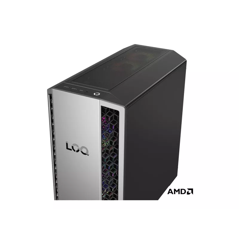 Lenovo LOQ Tower 26ADR10 PC de secretária gaming (AMD Ryzen 9 8945HX, 16GB DDR5, 1TB SSD, NVIDIA GeForce RTX 5070 12GB, Windows 11 Home)