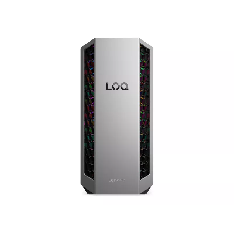 Lenovo LOQ Tower 26ADR10 PC de secretária gaming (AMD Ryzen 9 8945HX, 16GB DDR5, 1TB SSD, NVIDIA GeForce RTX 5070 12GB, Windows 11 Home)