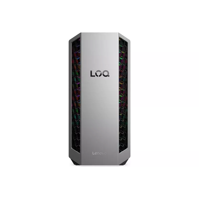 Lenovo LOQ Tower 26ADR10 PC de secretária gaming (AMD Ryzen 9 8945HX, 16GB DDR5, 1TB SSD, NVIDIA GeForce RTX 5070 12GB, Windows 11 Home)