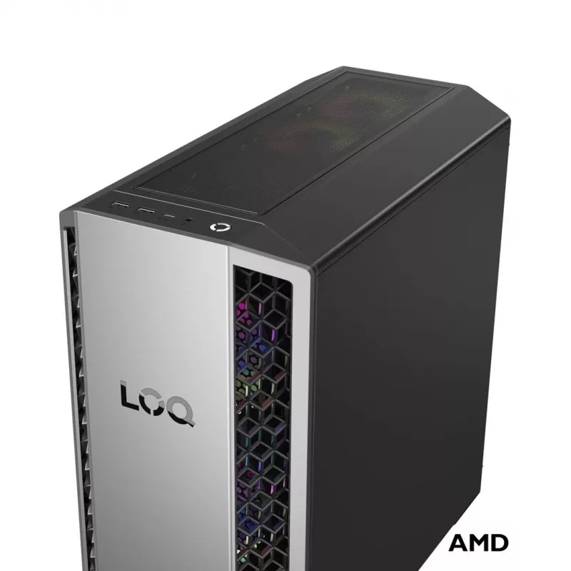 Torre Lenovo LOQ Tower 26ADR10 Ryzen 7 8745HX 32GB DDR5 1TB SSD GeForce RTX 5060Ti 16GB Win11 Luna Grey / Eclipse Black