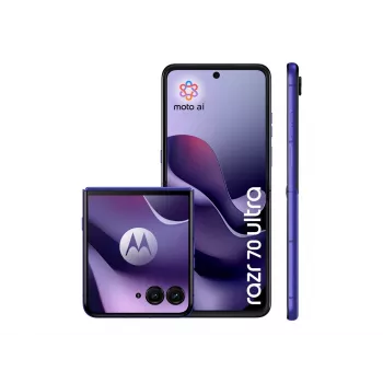 Lenovo Motorola Razr 70 Ultra 7 polegadas 16GB 512GB Android Pantone Orient Blue