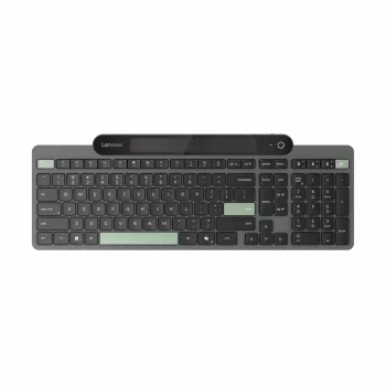 Lenovo Teclado Bluetooth Auto-Carregável Lituano Preto