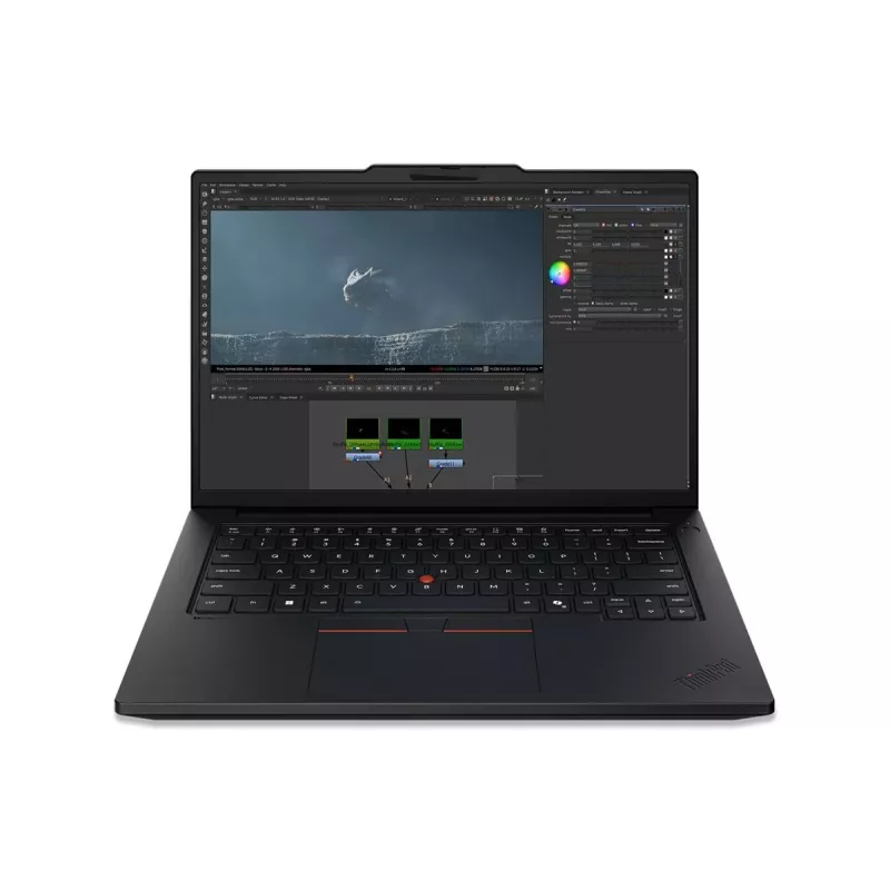 Lenovo ThinkPad P14s Gen 7 Portátil 14,5 polegadas WUXGA, Intel Core Ultra 7 356H, 16GB RAM, 512GB SSD, NVIDIA RTX PRO 500 Blackwell Generation 6GB, Windows 11 Pro, Teclado Nórdico Retroiluminado, Preto, Leitor de Impressões Digitais
