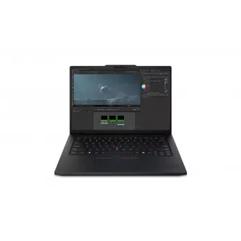 Lenovo ThinkPad P14s Gen 7 Portátil 14,5 polegadas WUXGA, Intel Core Ultra 7 356H, 16GB RAM, 512GB SSD, NVIDIA RTX PRO 500 Blackwell Generation 6GB, Windows 11 Pro, Teclado Nórdico Retroiluminado, Preto, Leitor de Impressões Digitais