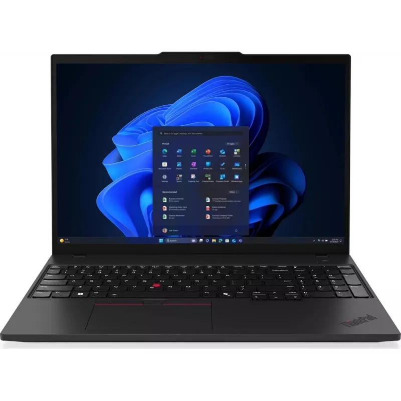 Portátil empresarial Lenovo ThinkPad T16 Gen 4 22AW, 16 polegadas WUXGA IPS, Intel Core Ultra 5 228V, 32GB RAM, 512GB SSD, Windows 11 Pro, Thunderbolt 4, teclado retroiluminado