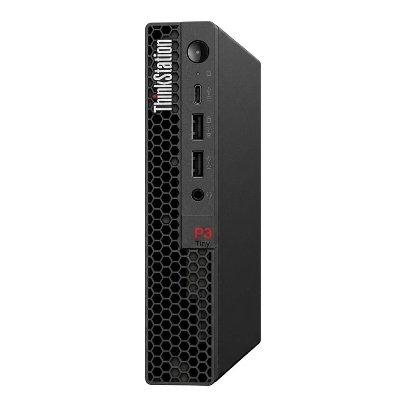 Estação de trabalho Lenovo ThinkStation P3 Tiny G2, Intel Core Ultra 5 235U, 32GB DDR5, 512GB SSD, NVIDIA RTX A400, Windows 11 Pro