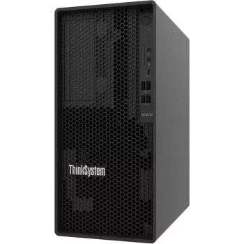 Lenovo ThinkSystem ST45 V3 servidor torre, AMD EPYC 4344P, 32GB DDR5 RAM, 2x 960GB SSD, RAID 940-8i, fonte de alimentação 750W Platinum