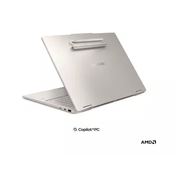 Lenovo Yoga 7 2-em-1 16AGP11 AMD portátil 2-em-1 16 polegadas OLED ecrã tátil, AMD Ryzen AI 5 435, 16GB RAM, 512GB SSD, AMD Radeon 840M, Windows 11 Home, Seashell