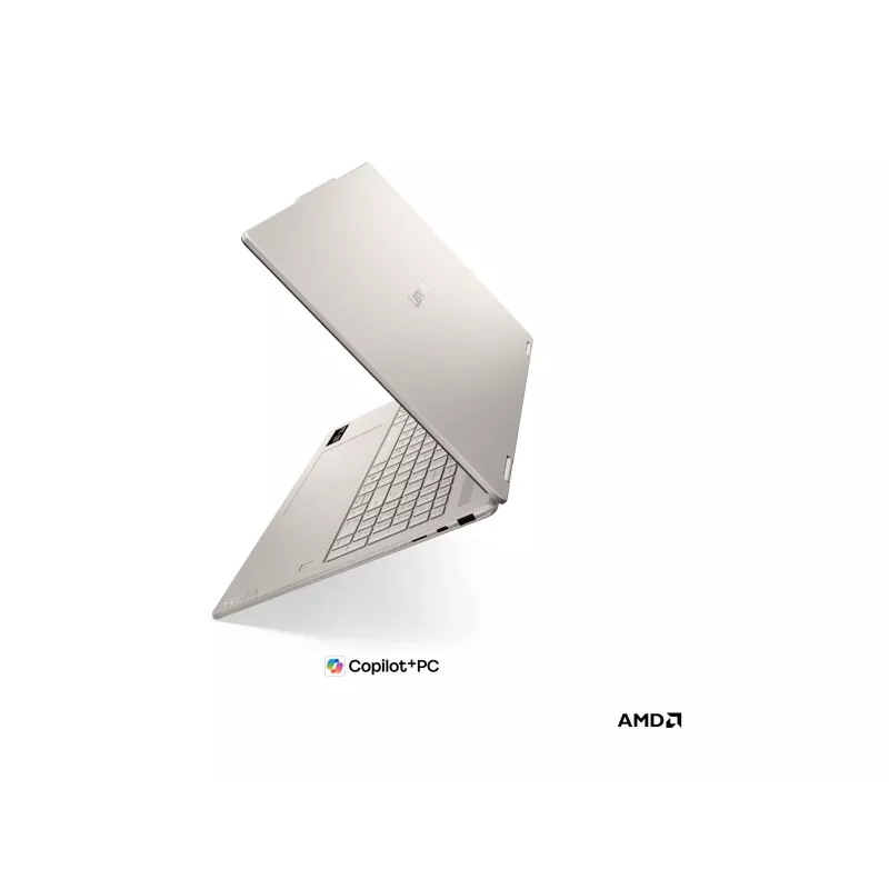 Lenovo Yoga 7 2-em-1 16AGP11 AMD portátil 2-em-1 16 polegadas OLED ecrã tátil, AMD Ryzen AI 5 435, 16GB RAM, 512GB SSD, AMD Radeon 840M, Windows 11 Home, Seashell