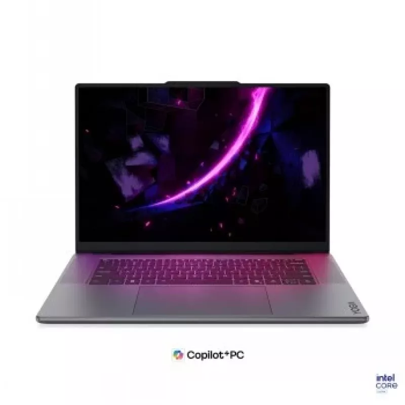 Lenovo Yoga Pro 9 16IPH11 Portátil 16 polegadas Tandem OLED Touchscreen, Intel Core Ultra 9 386H, 64GB RAM, 1TB SSD, NVIDIA GeForce RTX 5070 12GB, Thunder Grey, Windows 11 Pro