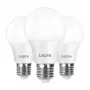 LEPRO 100089-WW-EU-3 Lâmpada LED, E27, A60, 8,5 W (60 W), 806 lm, 2700 K branco quente, 180°, pack de 3