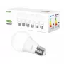 LEPRO 100090-DW-EU-6 Lâmpada LED, E27, A60, 8,5 W (equivalente a 60 W), 806 lm, 6500 K branco frio, ângulo de abertura 180°, pack de 6