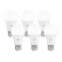 LEPRO 100092-WW-EU-6 Lâmpada LED regulável A60 E27 7W 800lm 2700K, classe energética E, pack de 6
