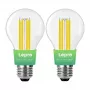 LEPRO 100094-WW-EU-2 Lâmpada LED filamento E27, 7,2 W (equivalente a 100 W), 1521 lm, 2700K branco quente, classe energética A, pack de 2