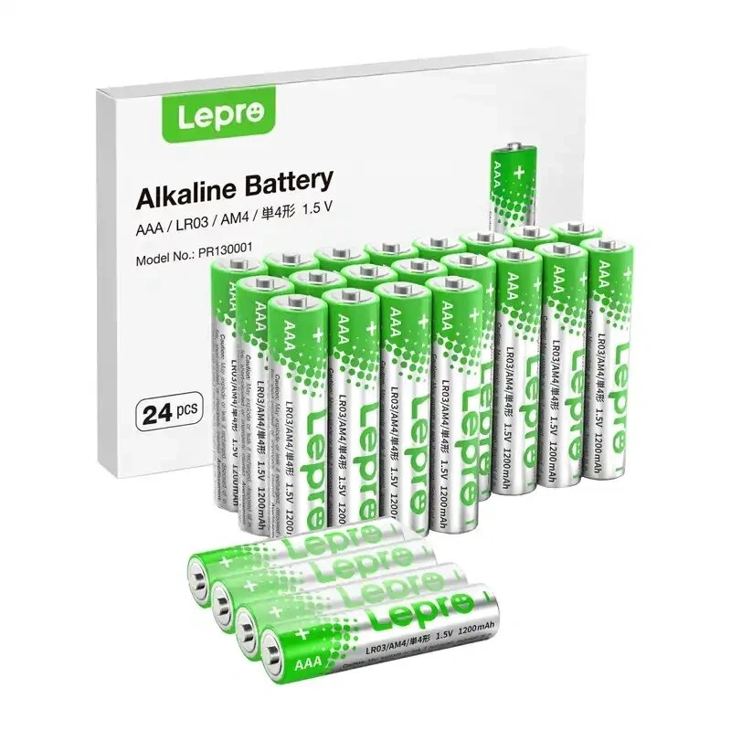 Pilhas alcalinas LEPRO 130001-24 AAA R3, pack de 24