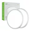 LEPRO 1500038-DW-EU-2 Plafonier, 18W, 1800 lm, pack de 2