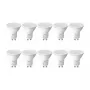 Lâmpada LED LEPRO 200081-DW-EU-10 GU10, 4,5 W, 345 lm, 6500K branco luz do dia, ângulo de abertura 100°, pack de 10
