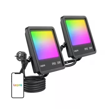 Projetor LED Lepro F1 30W IP65 3000lm 5000K