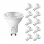 LEPRO Lâmpada LED GU10 3,6W 345lm 6500K Branco luz do dia 38° ângulo de abertura pack de 10