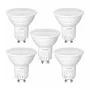 Lâmpada LED LEPRO GU10 4,5 W (equivalente a 50 W), 345 lm, branco luz do dia 5000 K, ângulo de abertura 100°, não regulável, pack de 5
