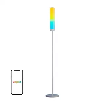Lepro O1 AI Floor Lamp - Candeeiro de pé inteligente, 2000 lúmenes, RGB+CCT, Wi-Fi, compatível com Alexa/Google Assistant