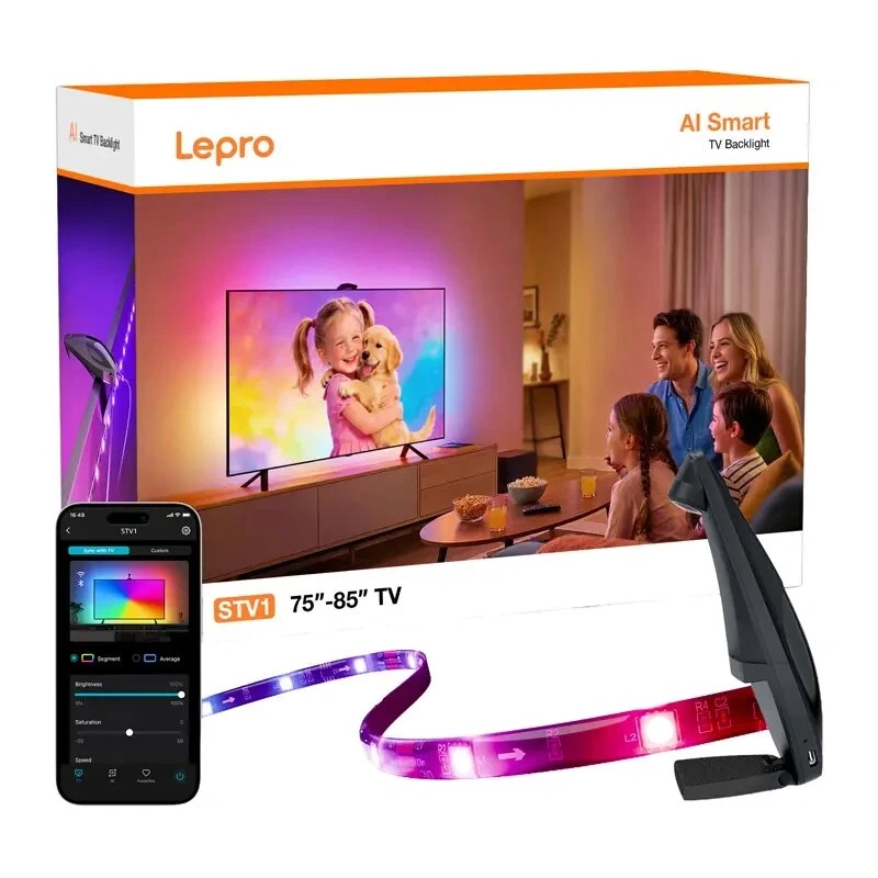 Fita LED Wi-Fi Lepro STV1 5m – luz inteligente RGB, compatível com Alexa e Google Assistant