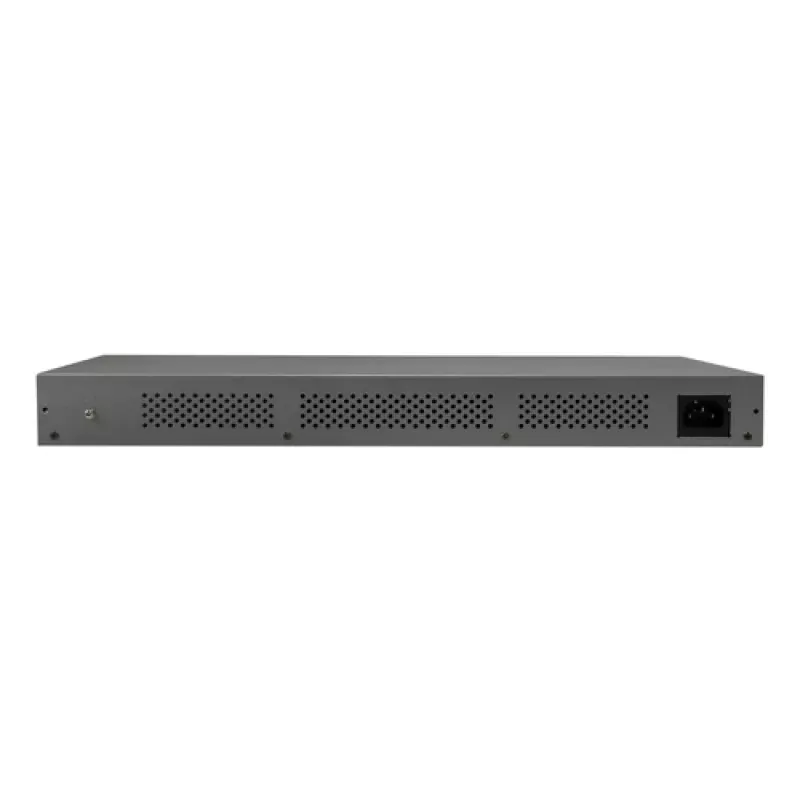 LevelOne GEU-2432 Switch Gigabit Ethernet 24 portas, DIP switch de 4 modos, montagem em rack 19 polegadas, não gerido, caixa metálica
