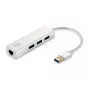 LevelOne Adaptador Gigabit USB-A 3.0 para RJ45 + 3x USB-A 3.0 1Gbps