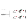 Placa de rede Gigabit SC Fibra PCIe 4xPCIe/2xSFP LevelOne prateada