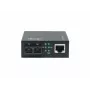 Conversor de Media LevelOne Smart Gigabit RJ45-SC, Fibra Multimodo, 850 nm, 500 m, Compatível com Chassis de Rack de 19 Polegadas, 1000 Mbit/s