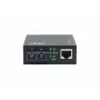 LevelOne Conversor de media Gigabit RJ45 para SC inteligente, fibra monomodo, 1310 nm, 20 km, 1000 Mbps