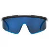 Óculos de sol unissexo Levi's LV-1008-S-OY4 shield - armação preta lentes cinzentas UV400