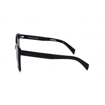 Óculos de sol LEVI'S LV-1015-S-807 mulher quadrados - armação preta, lentes cinzentas, proteção UV400