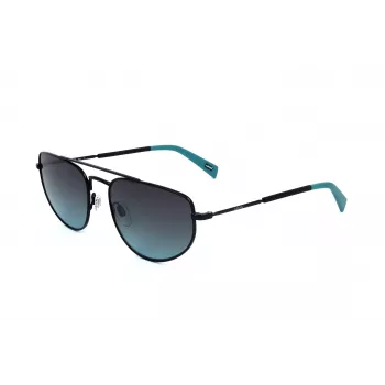 LEVI'S LV-1018-S-807 óculos de sol unissexo, armação preta, lentes cinzentas, 59 mm