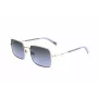 Óculos de sol LEVI'S LV-1019-S-BL unissexo retangulares - armação preta, lentes cinzentas fumadas 57 mm